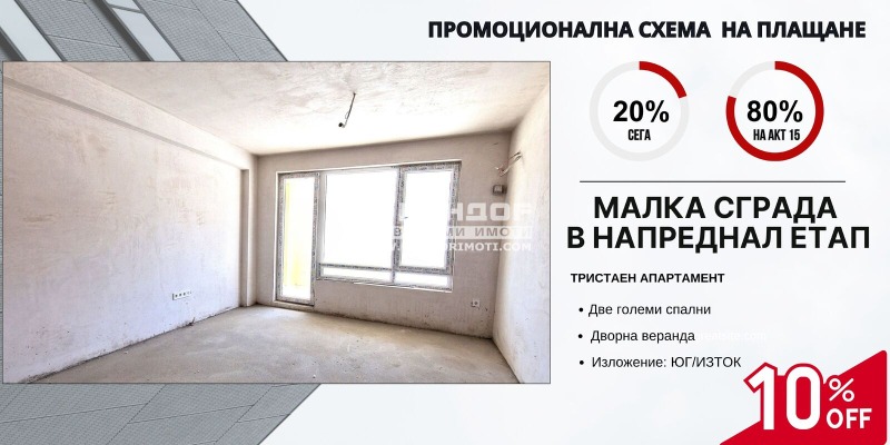 Продава 3-СТАЕН, град Пловдив, Въстанически • 98640 € / 192923.07 лв. • 54428617 1