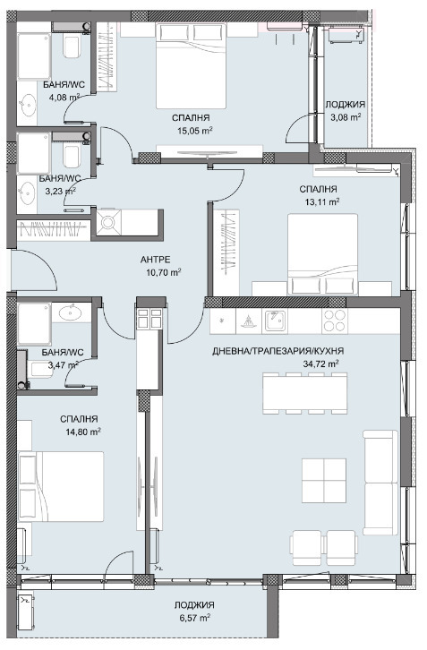 À venda  3 quartos Plovdiv , Hristo Smirnenski , 152 m² | 74407459 - imagem [14]