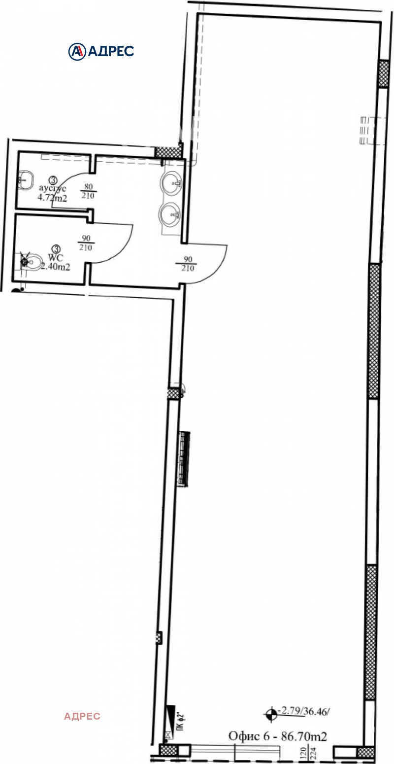 In vendita  Ufficio Varna , Tsentar , 98 mq | 17706037 - Immagine [2]