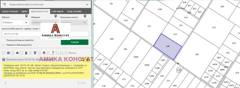 À venda  Trama região Sófia , Bojurichtche , 3973 m² | 48703168 - imagem [6]