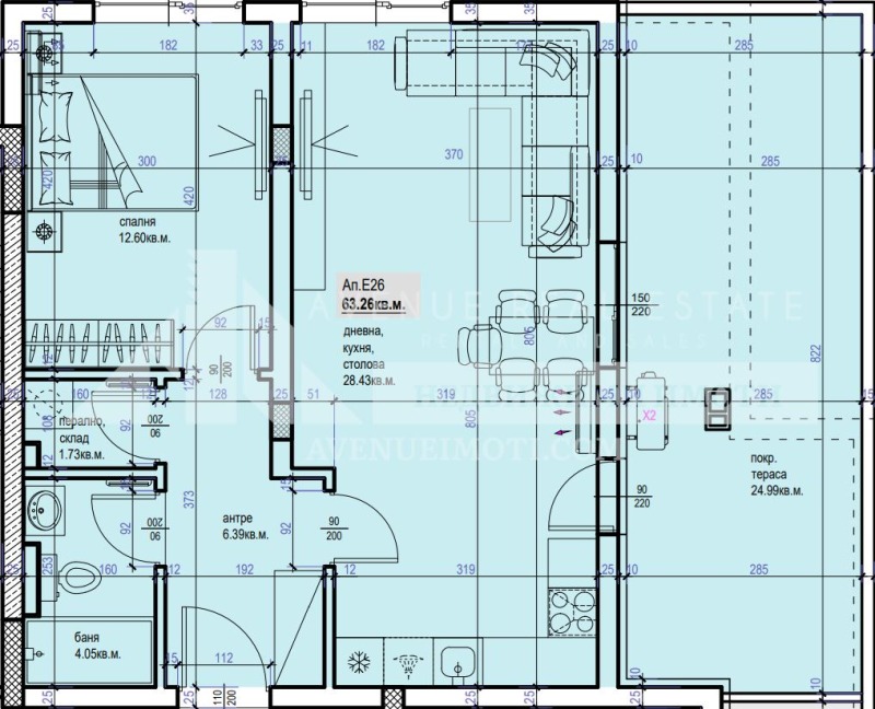 Продава 2-СТАЕН, гр. Пловдив, Южен, снимка 2 - Aпартаменти - 47338906