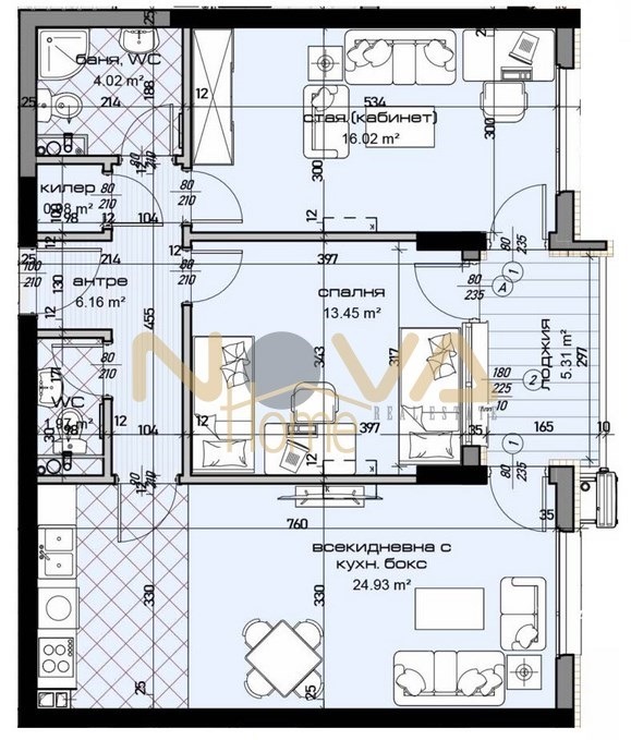 Продава 3-СТАЕН, гр. Варна, Младост 1, снимка 16 - Aпартаменти - 44854900