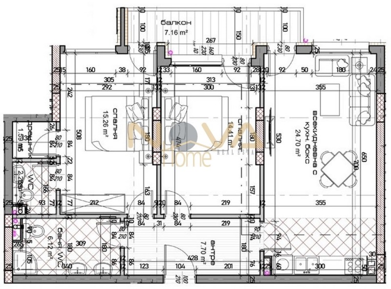 Продава 3-СТАЕН, гр. Варна, Младост 1, снимка 7 - Aпартаменти - 44854900