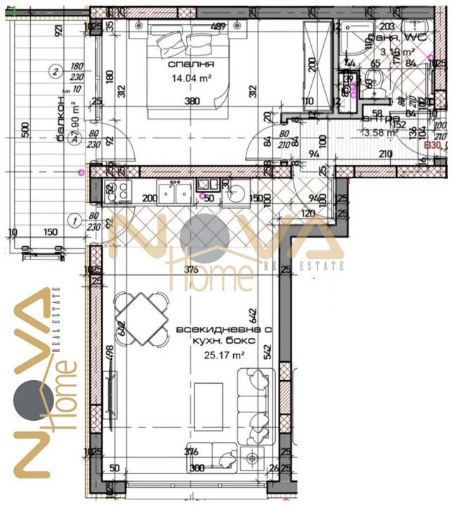 Myytävänä  2 makuuhuonetta Varna , Mladost 1 , 89 neliömetriä | 46006418 - kuva [11]