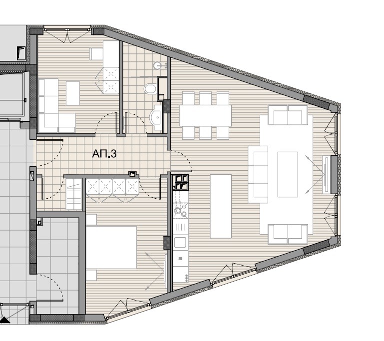 Myytävänä  2 makuuhuonetta Sofia , Ovtša kupel , 252 neliömetriä | 33296641 - kuva [2]