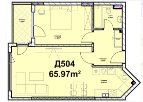 1 bedroom Poligona, Sofia 3