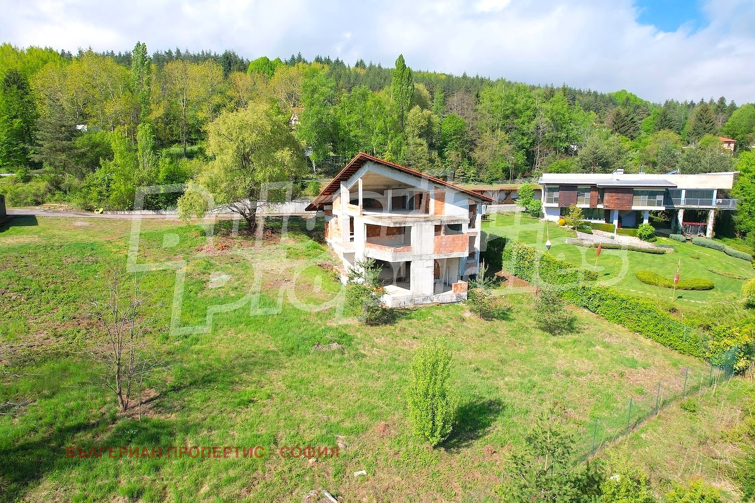 Продава КЪЩА, гр. София, с. Бистрица, снимка 2 - Къщи - 54328251