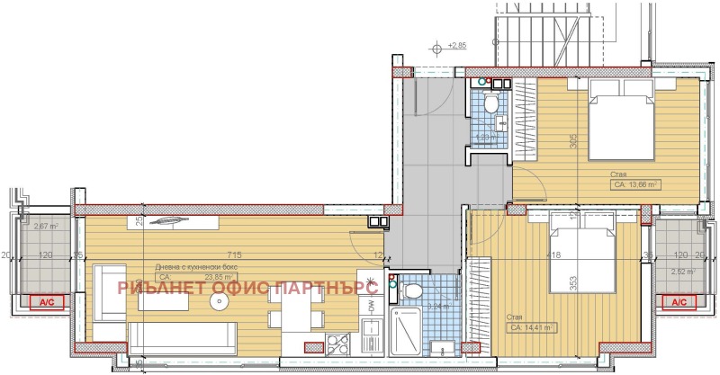 En venta  2 dormitorios Sofia , m-t Gardova glava , 96 metros cuadrados | 77926705 - imagen [4]