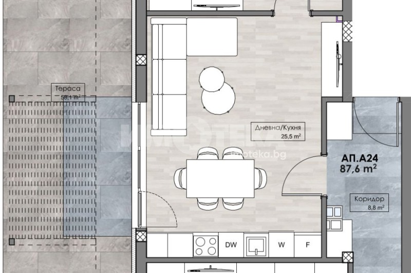 Satılık  2 yatak odası Plovdiv , Karşiyaka , 153 metrekare | 98571193 - görüntü [2]