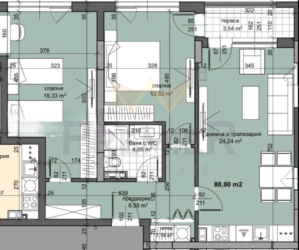Продава 3-СТАЕН, гр. Пловдив, Тракия, снимка 9 - Апартаменти - 54132791