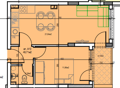 Продава 2-СТАЕН, гр. Стара Загора, Била, снимка 1 - Aпартаменти - 48009455