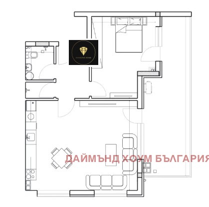 Продава 2-СТАЕН, гр. Пловдив, Младежки Хълм, снимка 2 - Aпартаменти - 48686503