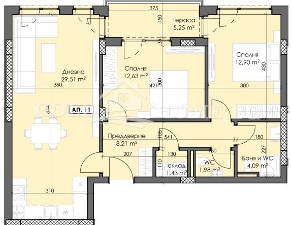 Продава 3-СТАЕН, гр. Пловдив, Тракия, снимка 7 - Апартаменти - 54602020