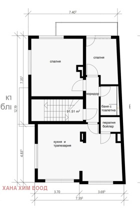 Haus Trojan, region Lowetsch 16