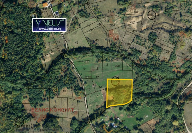 Продава  Парцел, град София, с. Бистрица •  195 000 € • ID 44039584 — holmes.bg - [1] 