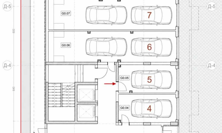 Продава ГАРАЖ, ПАРКОМЯСТО, гр. Бургас, Славейков, снимка 3 - Гаражи и паркоместа - 55570373