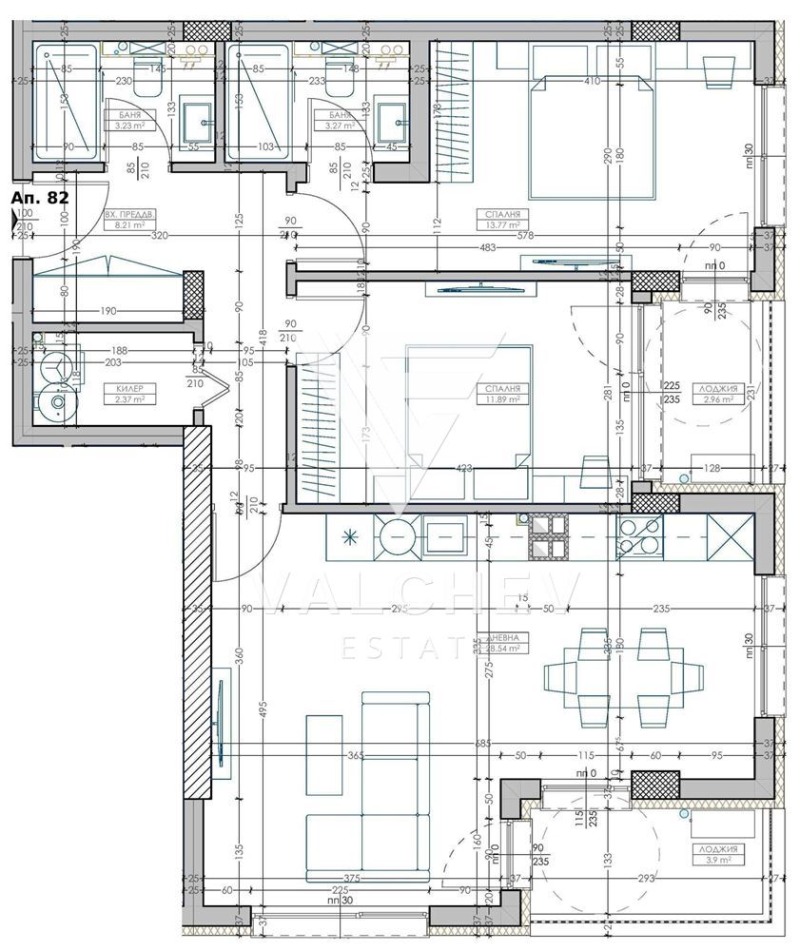 Продава 3-СТАЕН, гр. Варна, Младост 1, снимка 2 - Aпартаменти - 47880019