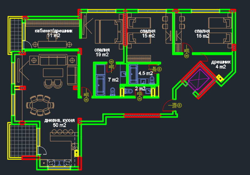 For Sale  3+ bedroom Sofia , Vitosha , 197 sq.m | 81819004 - image [2]