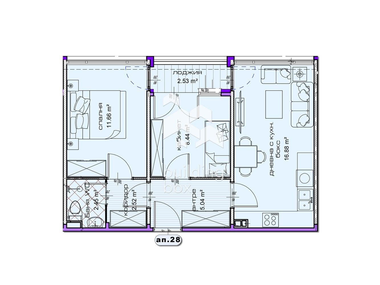 Продава 3-СТАЕН, гр. Шумен, Добруджански, снимка 2 - Апартаменти - 55044401