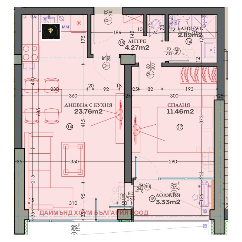 À venda  1 quarto Plovdiv , Trakiia , 63 m² | 74414951 - imagem [2]