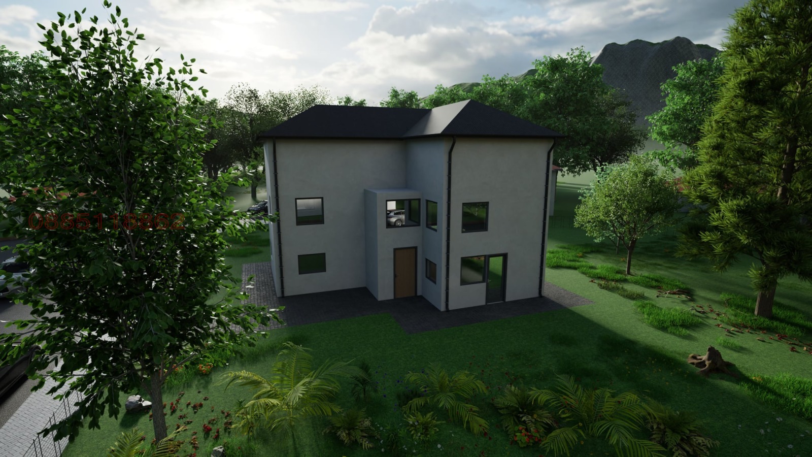 Продава КЪЩА, гр. София, гр. Банкя, снимка 2 - Къщи - 54598694