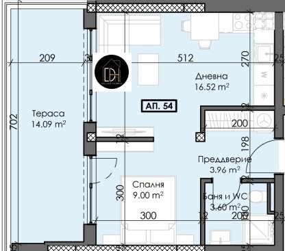 Продава  2-стаен град Пловдив , Тракия , 52 кв.м | 78111813 - изображение [2]