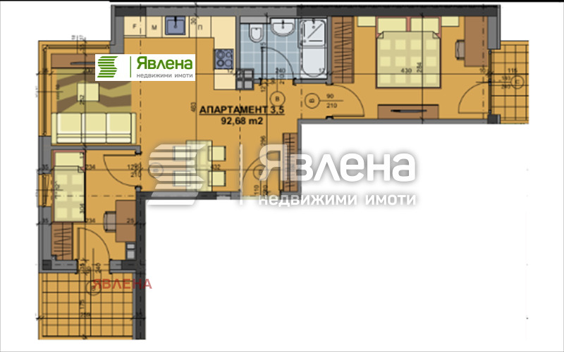Продава  3-стаен град София , Център , 93 кв.м | 87565869 - изображение [2]