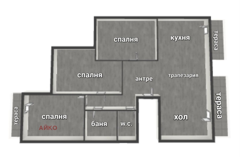 À vendre  3 chambres Sofia , Tsentar , 172 m² | 99056191 - image [17]