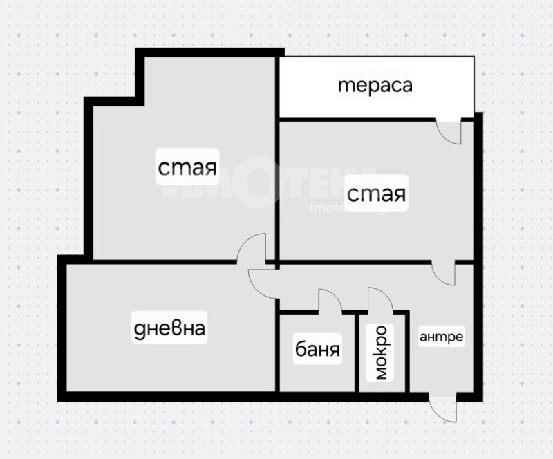À venda  2 quartos Sofia , Tolstoi , 74 m² | 21056592 - imagem [3]