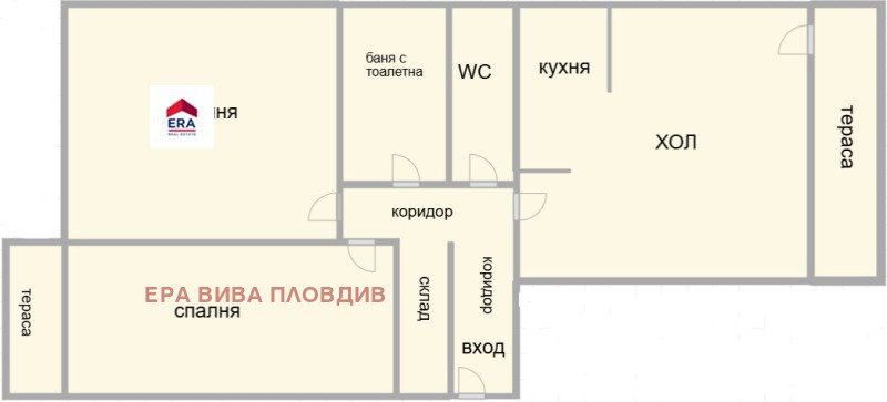 Продава 3-СТАЕН, гр. Пловдив, Кършияка, снимка 3 - Апартаменти - 53588758