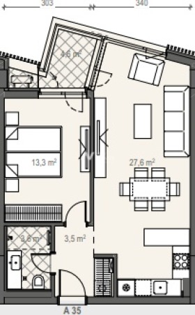 Продава 2-СТАЕН, гр. София, Манастирски ливади, снимка 5 - Апартаменти - 55378039