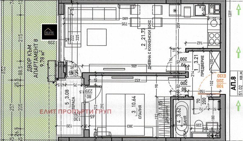 Zu verkaufen  1 Schlafzimmer Sofia , Malinowa dolina , 62 qm | 21862773 - Bild [3]