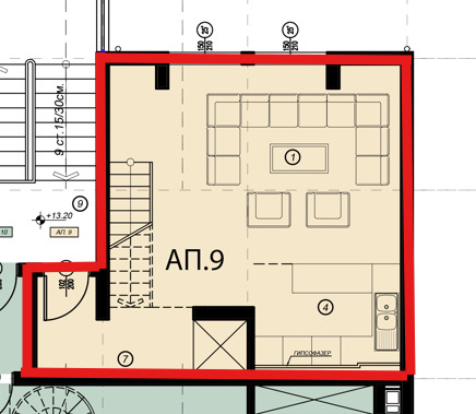 Продава  Мезонет град София , Манастирски ливади , 123 кв.м | 93132583 - изображение [9]