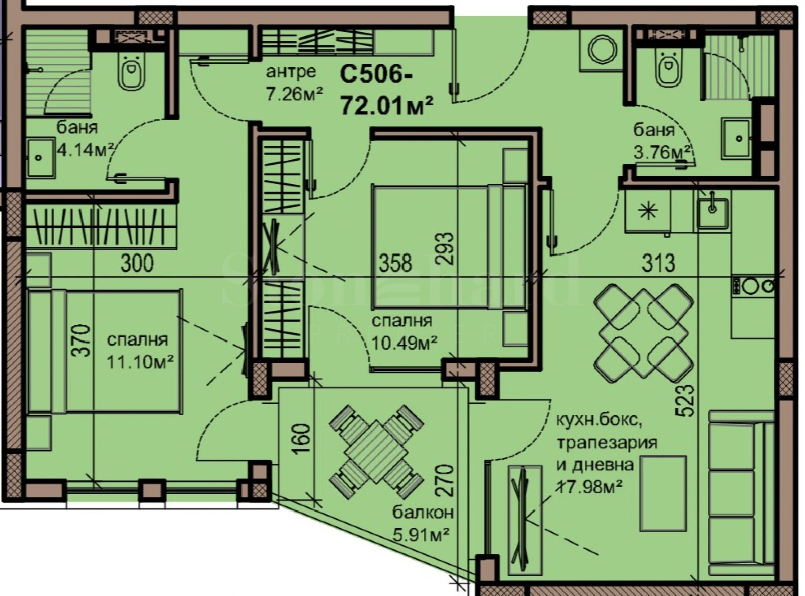 Продава 3-СТАЕН, с. Равда, област Бургас, снимка 2 - Апартаменти - 53644006