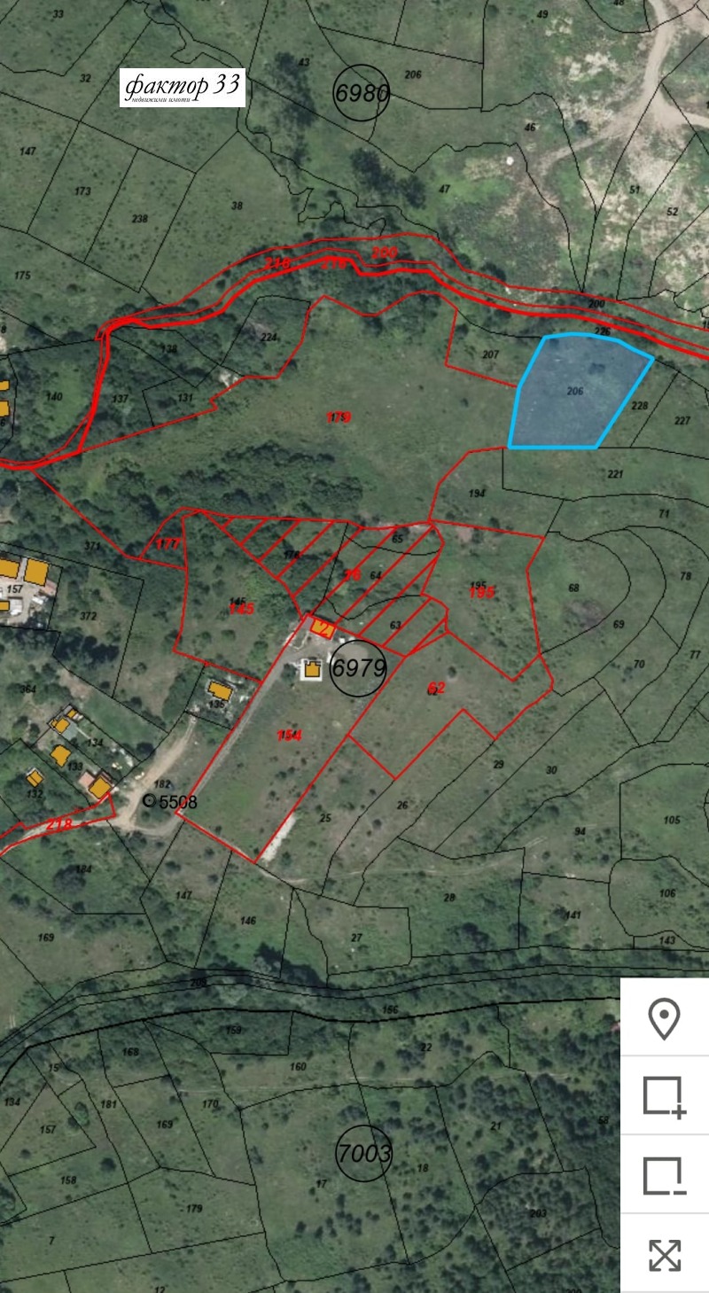 Продава ПАРЦЕЛ в град София, с. Бистрица - 2485 кв.м / 447 300 € » 874 842.76 лв., ФАКТОР