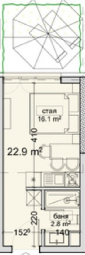 Продаја  Студио Варна , Владислав Варненчик 1 , 26 м2 | 81535186 - слика [5]