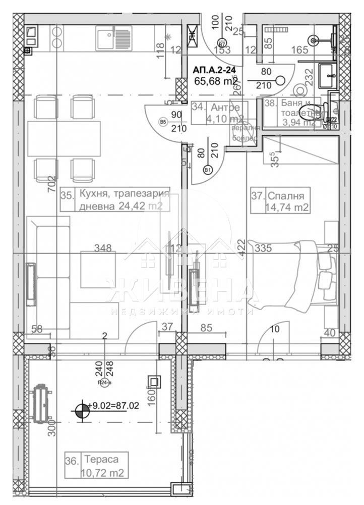 Продава  2-стаен град Варна , м-т Манастирски рид , 67 кв.м | 63725615 - изображение [6]