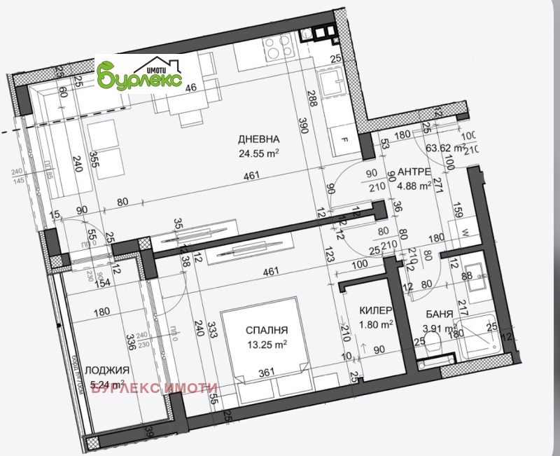 In vendita  1 camera da letto Varna , Vazragdane 1 , 75 mq | 57889705 - Immagine [2]