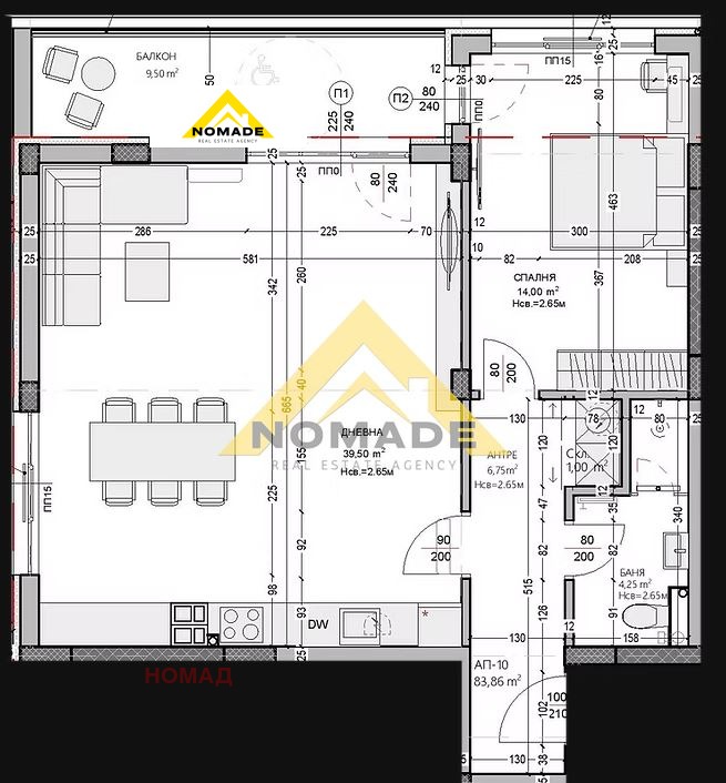 Продава 2-СТАЕН, гр. Пловдив, Остромила, снимка 4 - Апартаменти - 55649951