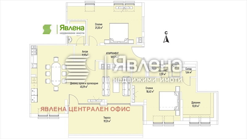 Продава 3-СТАЕН, гр. София, Лозенец, снимка 6 - Aпартаменти - 48105916