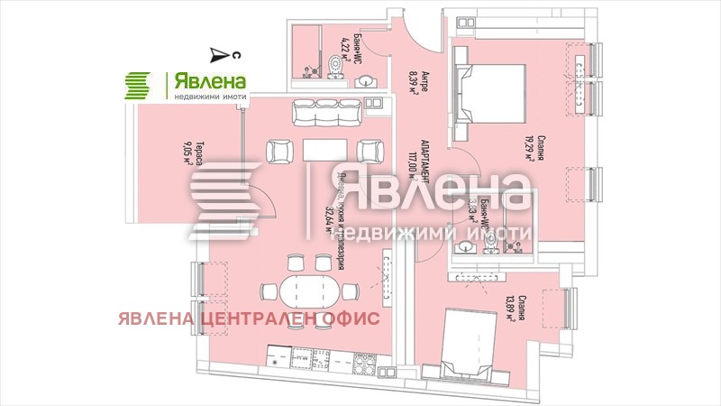 Продава 3-СТАЕН, гр. София, Лозенец, снимка 7 - Aпартаменти - 48105916