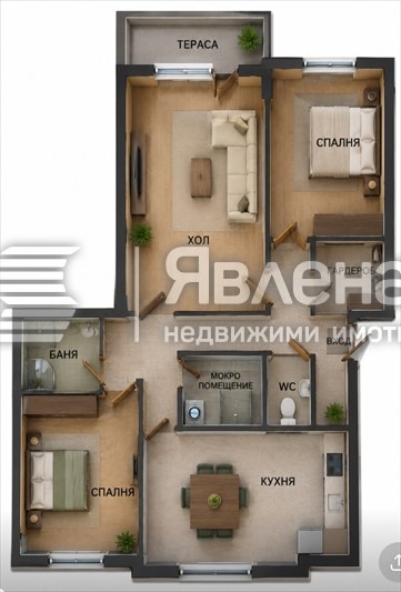 Продава 3-СТАЕН, гр. София, Люлин 3, снимка 17 - Апартаменти - 55905774