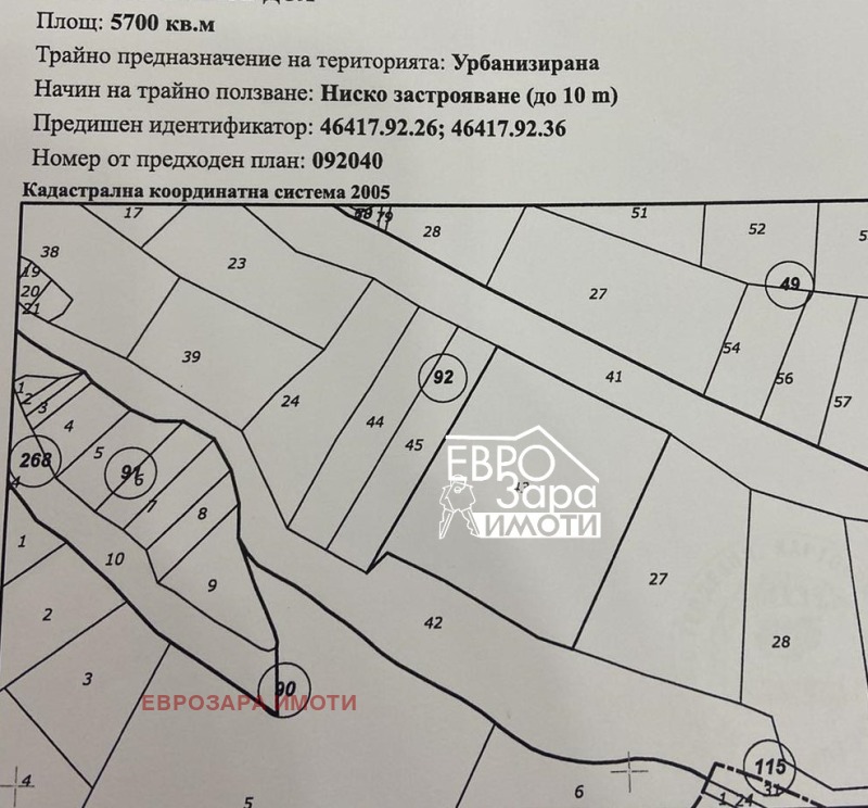 In vendita  Complotto regione Stara Zagora , Malka Vereia , 5700 mq | 22096353 - Immagine [6]
