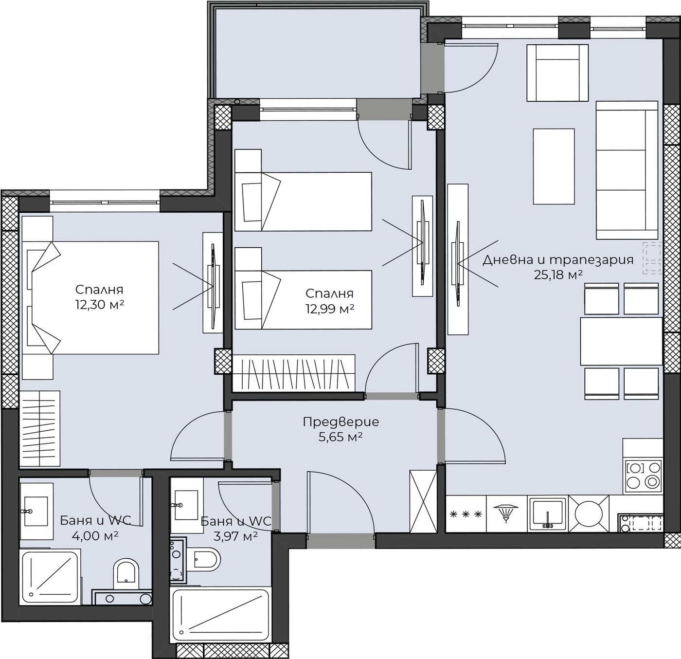 Продава 3-СТАЕН, гр. Пловдив, Христо Смирненски, снимка 2 - Апартаменти - 46464829
