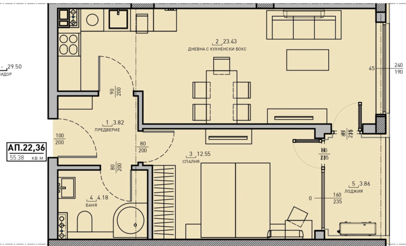 Продава 2-СТАЕН, град София, Малинова долина • 134160 € • 35692023 — Holmes.bg