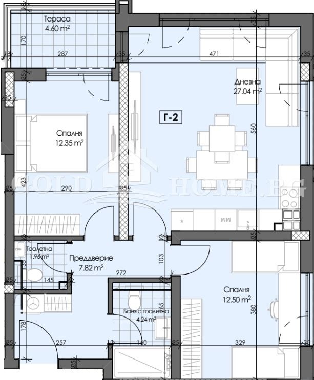 Продается  2 спальни Пловдив , Гагарин , 85 кв.м | 68010926 - изображение [5]