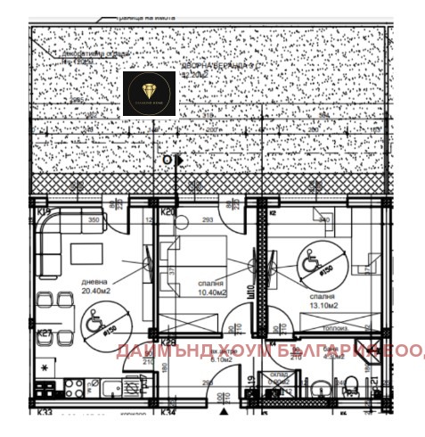 Eladó  2 hálószobás Plovdiv , Ostromila , 125 négyzetméter | 12727299 - kép [2]