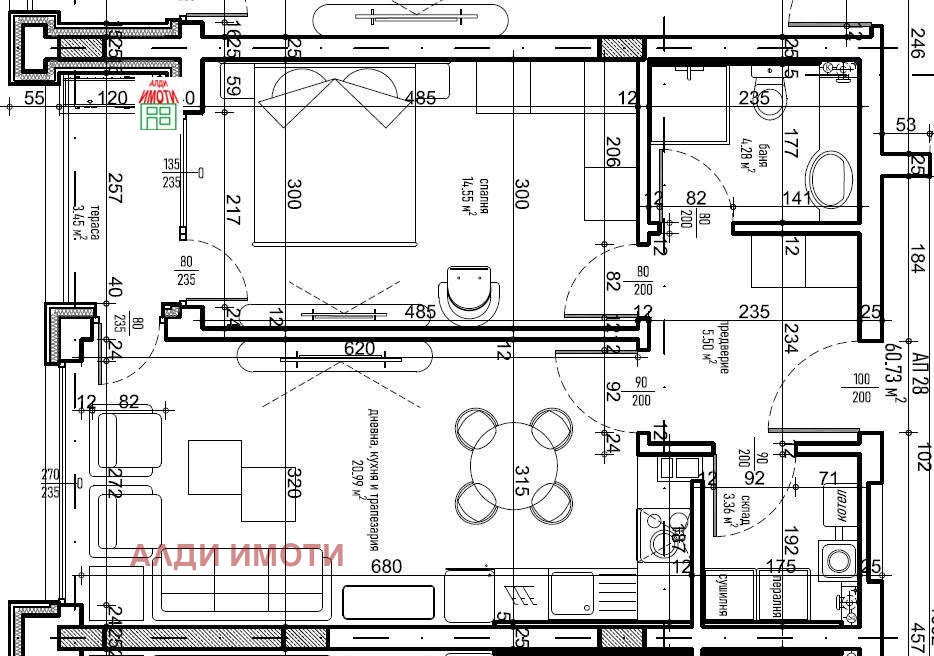 Продава 2-СТАЕН, гр. София, Малинова долина, снимка 14 - Апартаменти - 54988313