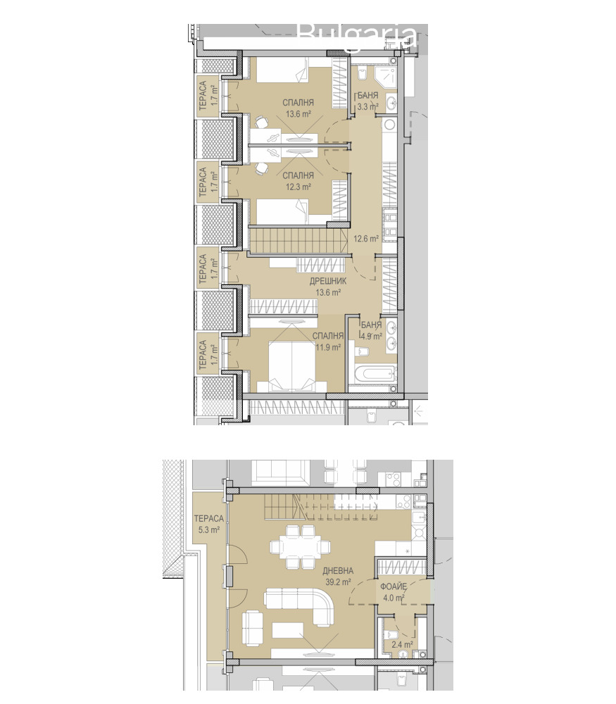 Продава 4-СТАЕН, гр. София, Кръстова вада, снимка 13 - Апартаменти - 53627333