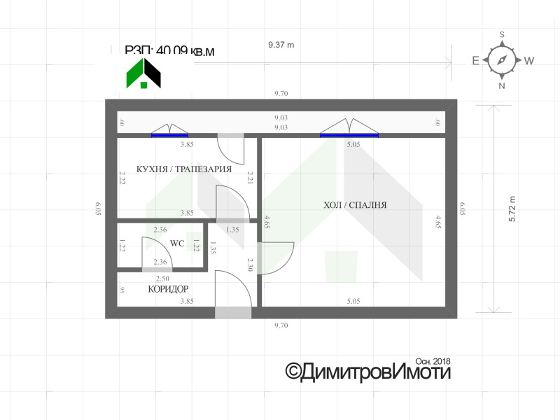 In vendita  Studio regione Shumen , Novi pazar , 40 mq | 58450094 - Immagine [13]
